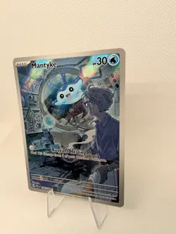 Mantyke 189/182 SV04: Paradox Rift Holo Pokemon TCG Card Full Art - Image 3