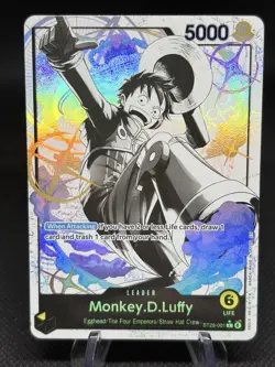 One Piece TCG - ST29-001 Alt Art Leader Card - Monkey.D.Luffy - Image 1