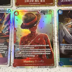Bandai One Piece Card Game OP01 OP11 OP12 Lot 20 Foil Character Law Luffy - Image 4