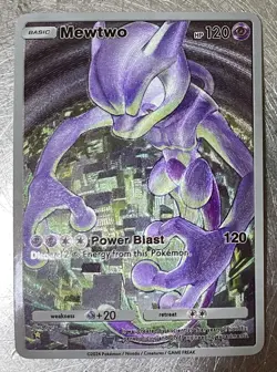 Pokemon TCG Pocket Mewtwo Custom Textured Fanart Card - Image 2