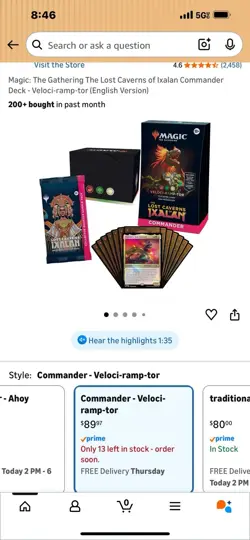 Magic the Gathering the Lost Caverns of Ixalan Commander 100 cards - Image 3