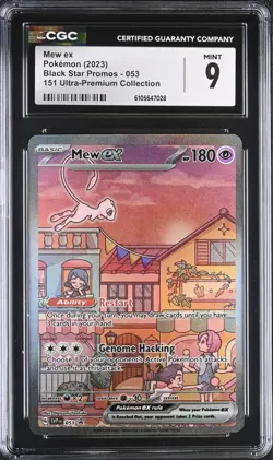 Pokemon Card CGC 9 Mew ex Promo SVP053 151 Ultra Premium Collection - Image 1