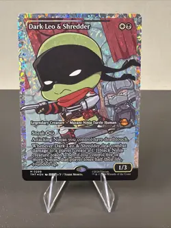 MTG Dark Leo & Shredder - Fracture Foil - Showcase, NM-Mint, English TMNT - Image 1
