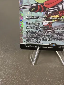 MTG Dark Leo & Shredder - Fracture Foil - Showcase, NM-Mint, English TMNT - Image 5