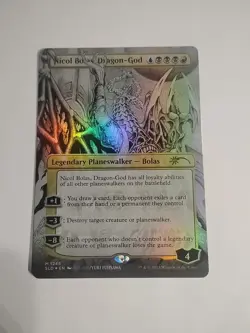 Nicol Bolas, Dragon-God (Borderless) Secret Lair Drop Foil - Image 1
