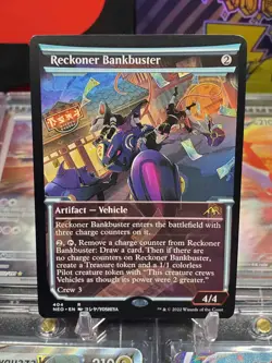 Reckoner Bankbuster 404 Rare Non Foil Showcase MTG Kamigawa Neon Dynasty - Image 1