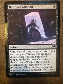 1x NOT DEAD AFTER ALL - Eldraine - MTG - Magic the Gathering Pack Fresh - Image 1