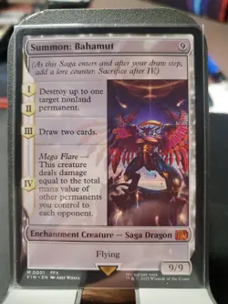 Summon: Bahamut Final Fantasy Regular ~ Magic The Gathering MTG - Image 1