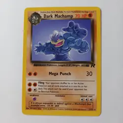 Pokemon TCG Dark Machamp 27/105 WotC Team Rocket Set Non-Holo Card 2000 NM - Image 1