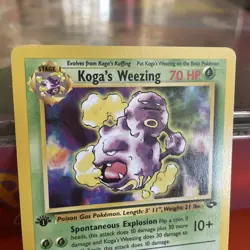 Pokemon TCG Koga’s Wheezing 50/132 1st Edition Gym Challenge Uncommon WOTC - Image 4