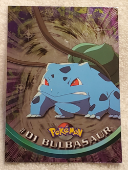 Bulbasaur #1 Foil Blue-Label Topps TV Animation 1999 Pokemon EX - Image 1