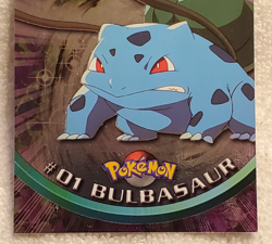 Bulbasaur #1 Foil Blue-Label Topps TV Animation 1999 Pokemon EX - Image 2