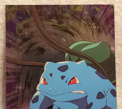 Bulbasaur #1 Foil Blue-Label Topps TV Animation 1999 Pokemon EX - Image 3