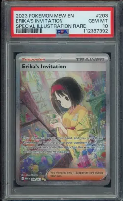 PSA 10 Erika’s Invitation 203/165 2023 Pokemon Scarlet & Violet 151 English - Image 1