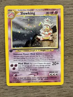 2000 Pokemon Neo Genesis Slowking 1st Edition Holo 🔥 - Image 1