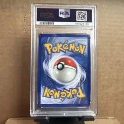 1999 Pokemon Fossil #19 Dragonite PSA-8 NM-MT - Image 2