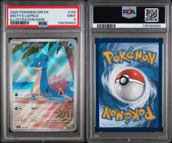 Pokemon TCG Misty's Lapras Destined Rivals 194/182 PSA 9 - Image 3