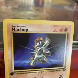 Pokemon TCG Machop 59/82 1st Edition Common Team Rocket WOTC Vintage - Image 4