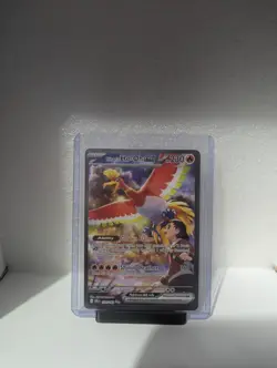 Pokemon Scarlet And Violet: Destined Rivals Ethan's Ho-Oh EX 230/182 SIR - Image 1