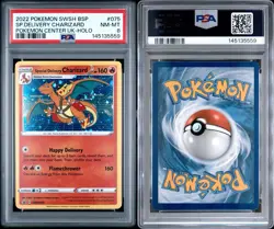PSA 8 - Special Delivery Charizard SWSH075 SWSH Pokemon Center UK Promo - Image 3