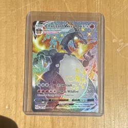 Pokemon Charizard VMAX SV107 Shining Fates Shiny Vault Holo Rare Vmax 330 HP - Image 1