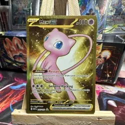 Pokemon Mew ex 205/165 Scarlet & Violet 151 Full Art Holo EX 180 HP Double Rare - Image 1
