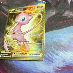 Pokemon Mew ex 205/165 Scarlet & Violet 151 Full Art Holo EX 180 HP Double Rare - Image 3