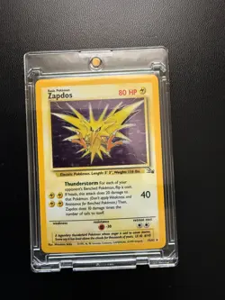 Pokemon Fossil 15/62 Zapdos Holo Rare NEAR MINT-MINT - Image 2