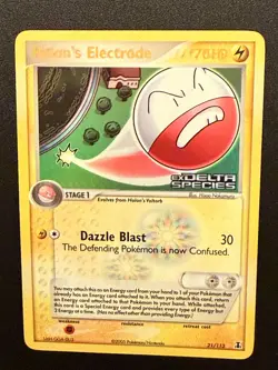 Pokemon Ex Delta Species 21/113 Holon's Electrode Reverse Holo Rare MINT - Image 2