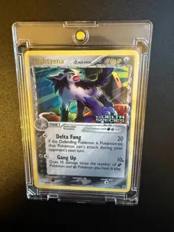 Pokemon TCG Mightyena EX Delta Species 24/113 Reverse Holo Stamped LP Excellent - Image 1