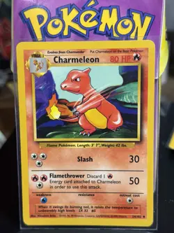 Dark Charmeleon 32/82 & Charmeleon 24/102 Base Set 1999 Pokemon - Image 2