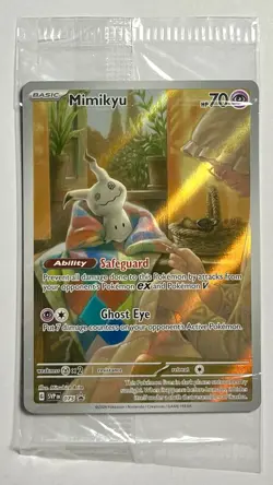 Mimikyu SVP075 •SEALED• IR Full Art Scarlet & Violet: Black Star Promo 2024 - Image 1
