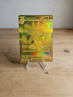 Pokemon Mega Lucario EX 188/132 Mega Evolution Gold - Pack Fresh Mint / NM - Image 1