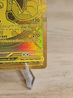 Pokemon Mega Lucario EX 188/132 Mega Evolution Gold - Pack Fresh Mint / NM - Image 5