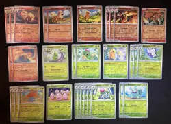 Pokemon Scarlet & Violet 151 Bulk Lot - 88 Holos, 187 Reverse Holo, 788 C/UC - Image 4