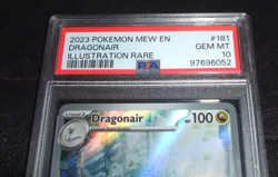 2023 Pokemon Mew En #181 PSA 10 Gem Mint Rare Dragonair Illustration - Image 3