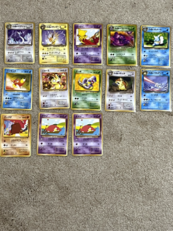 Pokemon Rocket Gang 1997 set (Japanese) Non Holo Partial LOT Authentic NM-LP - Image 1