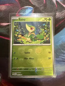 Pokemon TCG - Snivy (Master Ball Pattern) 001/086 - Black Bolt - Image 1