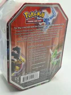 NEW POKEMON TIN BOX ( SHAYMIN LV.X 110 HP+ 4 Booster platinum diamond and pearl - Image 4