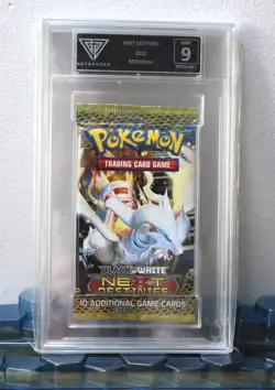 Pokemon Black & White Next DESTINIES Booster Pack GG Get Graded 9 RESHIRAM - Image 1