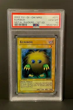 Yugioh Kuriboh 1st Edition MRD-071 PSA 10 GEM MINT FADED - Image 1