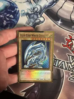 BLUE-EYES WHITE DRAGON 1ST EDITION GOLD RARE MAGO-EN001 YUGIOH VLP (CS) - Image 3