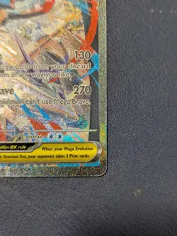 Pokemon TCG Mega Lucario EX Card 179/132 Sir Mega Evolution NM Condition - Image 5