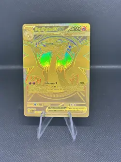 Pokemon Mega Charizard X ex 130/094 Hyper Rare Gold Card Mint/Near Mint - Image 1