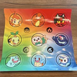 Pokemon First Partner Promo Card Lot Popplio Litten Rowlet EN 2026 + Sticker NM - Image 5