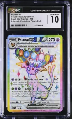 PSA CGC 10 Pokemon Card Espeon Psiana Ex 175 SVP Promo Blackstar deutsch Karte - Image 1