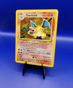 Charizard 4/102 Base Set Holo Rare Pokemon Card 1999 WOTC TCG Vintage Pokemon - Image 2
