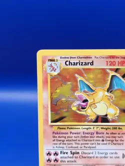 Charizard 4/102 Base Set Holo Rare Pokemon Card 1999 WOTC TCG Vintage Pokemon - Image 4