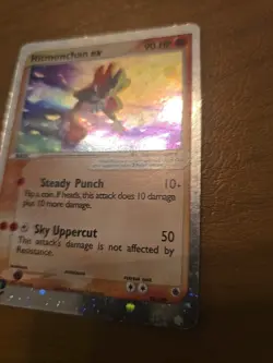 Pokemon Hitmonchan EX Ruby and Sapphire Holo Ultra Rare Card 98/109 - Image 2