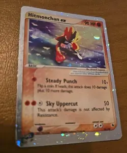 Pokemon Hitmonchan EX Ruby and Sapphire Holo Ultra Rare Card 98/109 - Image 3
